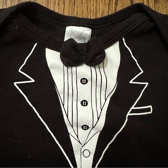 My First Tux onesie bodysuit, size 0-6 months - Picture 3 of 5
